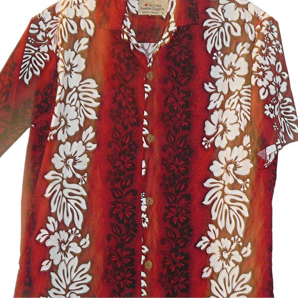 Royal Creations Men's Hawaiian Shirt Sz. Medium - Picture 2 of 3